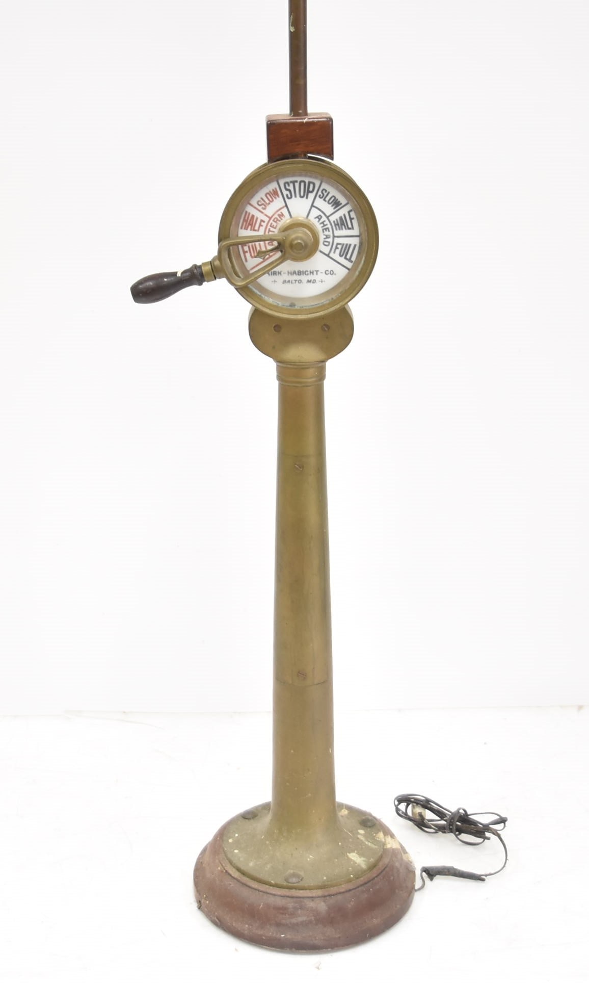 KIRK HABICHT ENGINE ORDER TELEGRAPH LAMP (1 of 10)