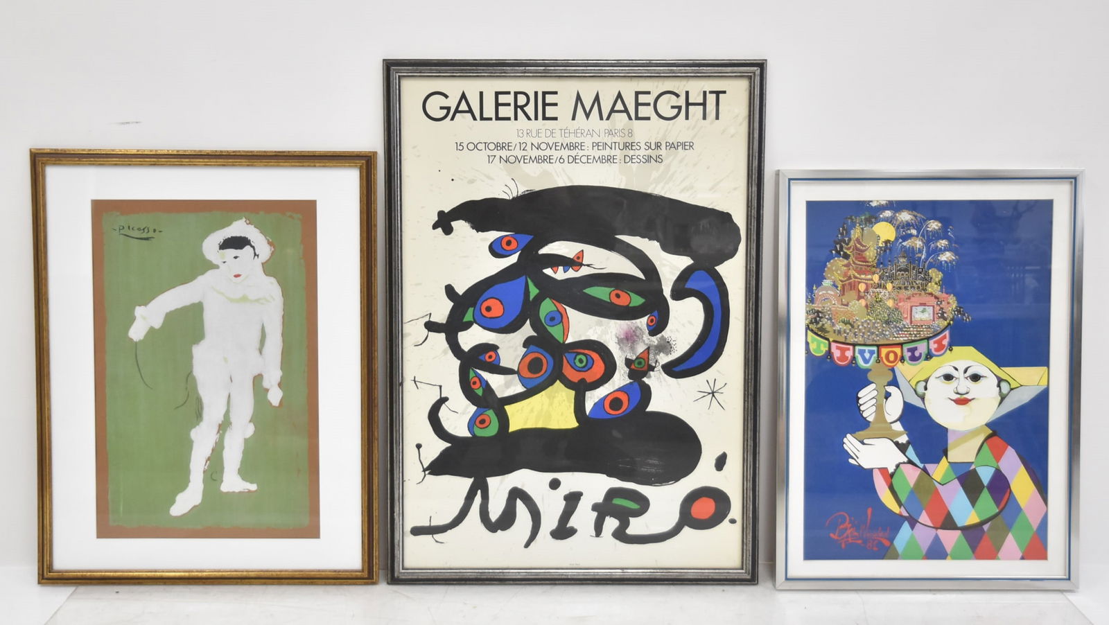 (3) GALLERY POSTERS - PICASSO / MIRO / WIINBLAD (1 of 14)