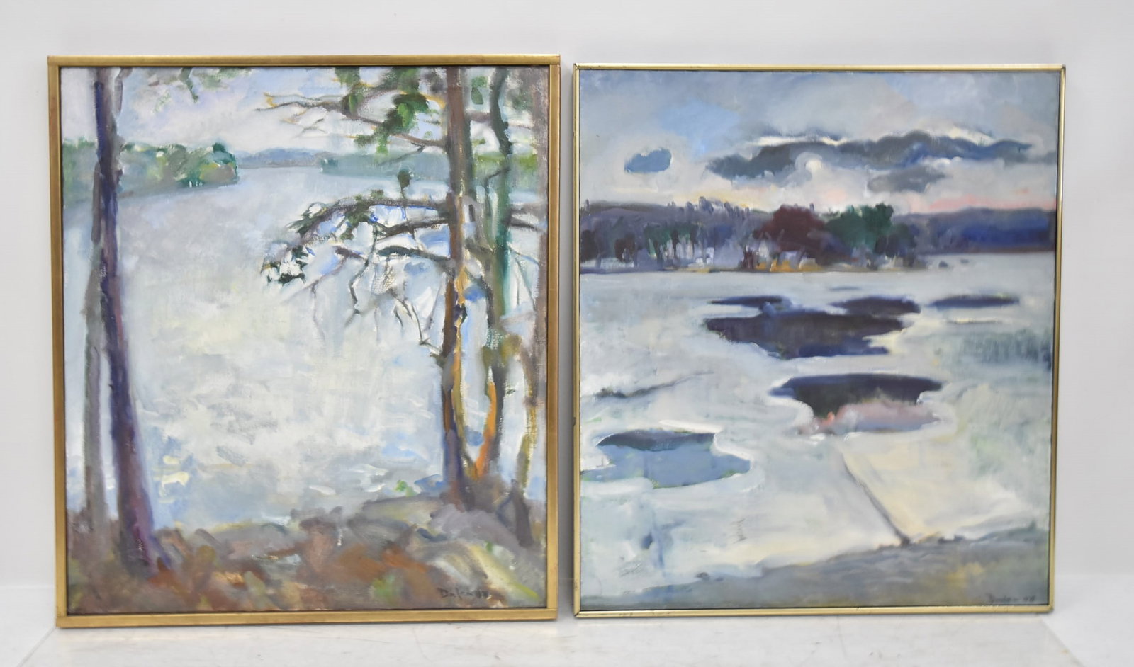 (Pr) GERARD DOUDERA , OIL ON CANVAS PAINTINGS (1 of 13)