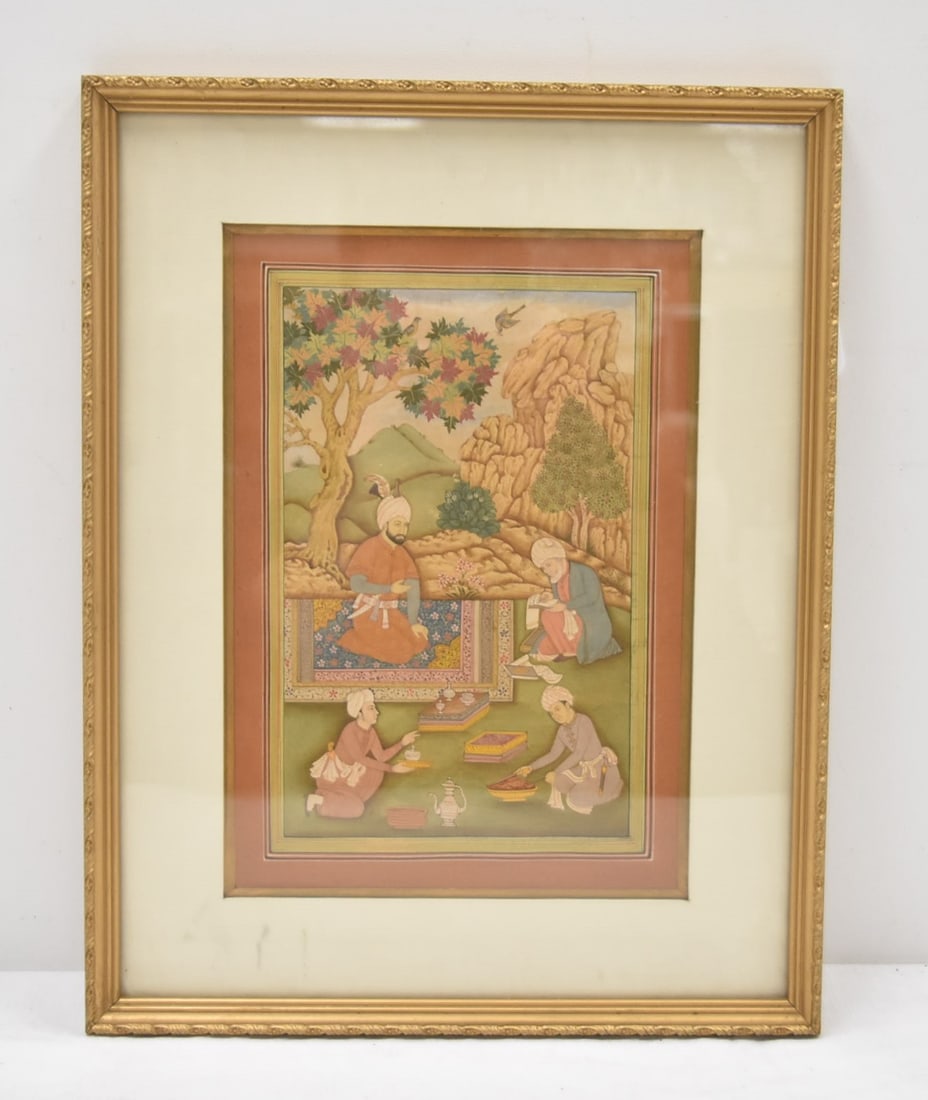 MUGHAL INDO PERSIAN MINIATURE PAINTING (1 of 10)