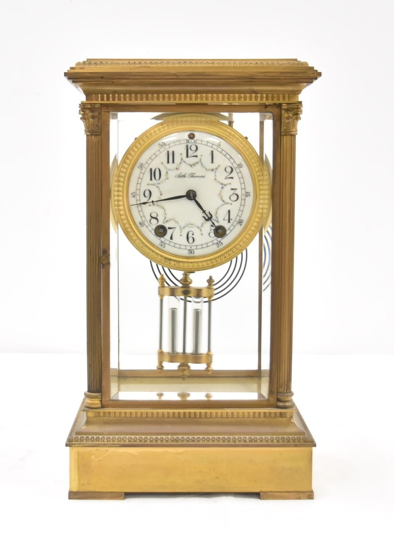 SETH THOMAS BRONZE & CRYSTAL REGULATOR (1 of 11)