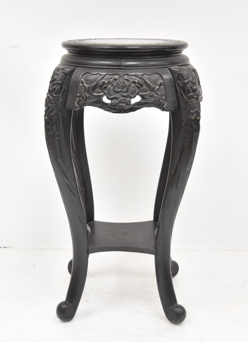 CHINESE CARVED TABORET STAND (1 of 11)