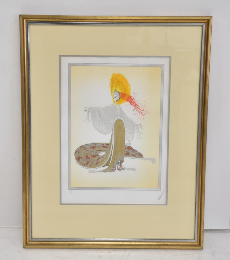 ERTE "L'ORIENTAL LADY" COLOR SERIGRAPH (1 of 9)