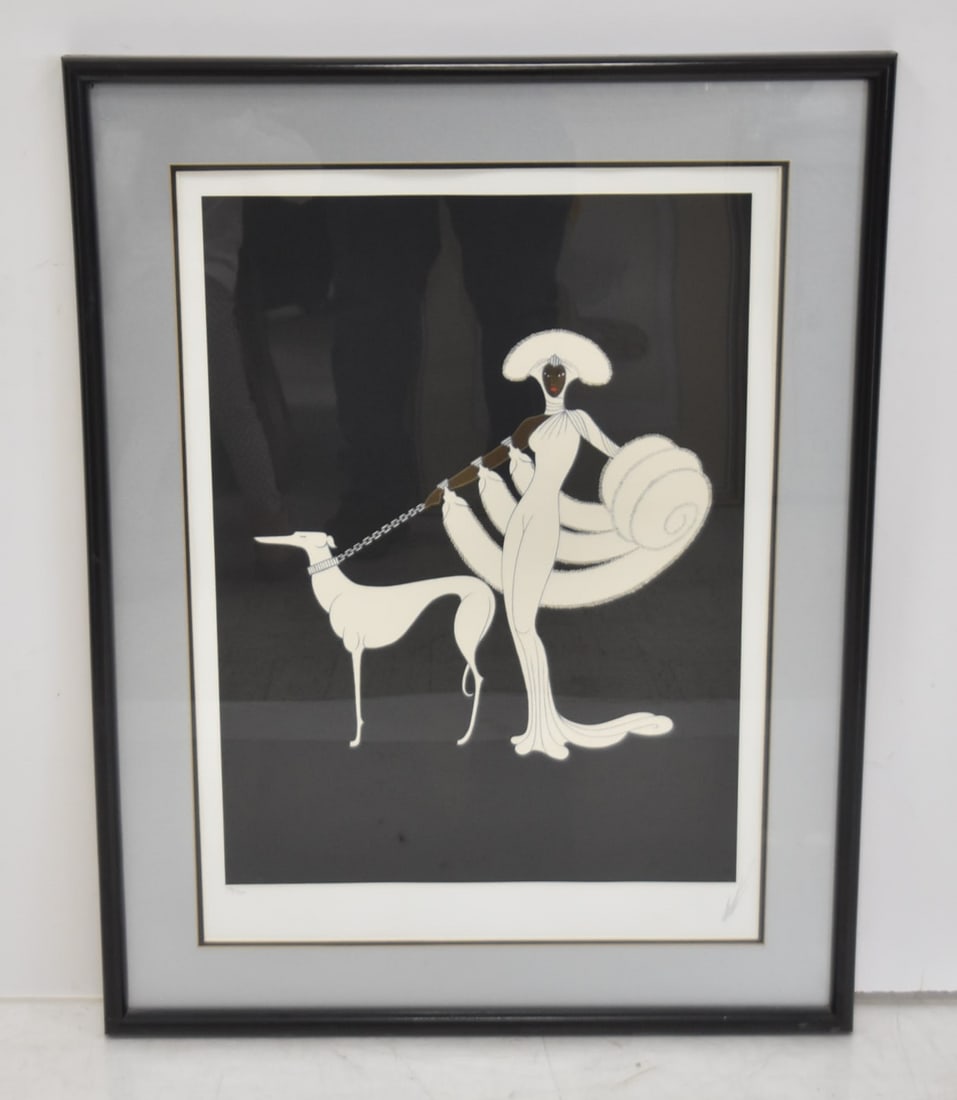 ERTE "EBONY AND WHITE" SERIGRAPH (1 of 13)