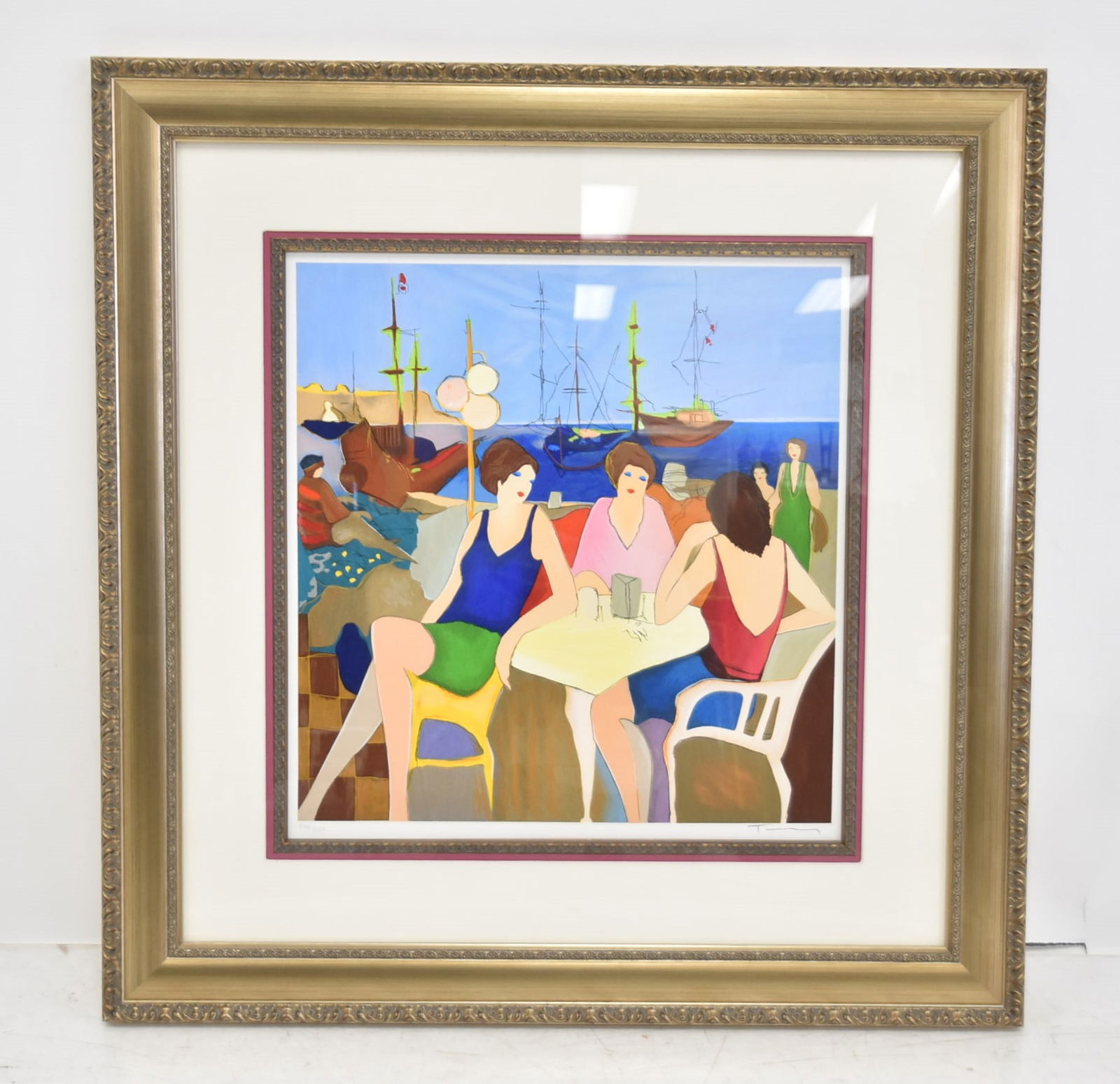 ITZCHAK TARKAY , "OLD JAFFA PORT" SERIGRAPH (1 of 11)