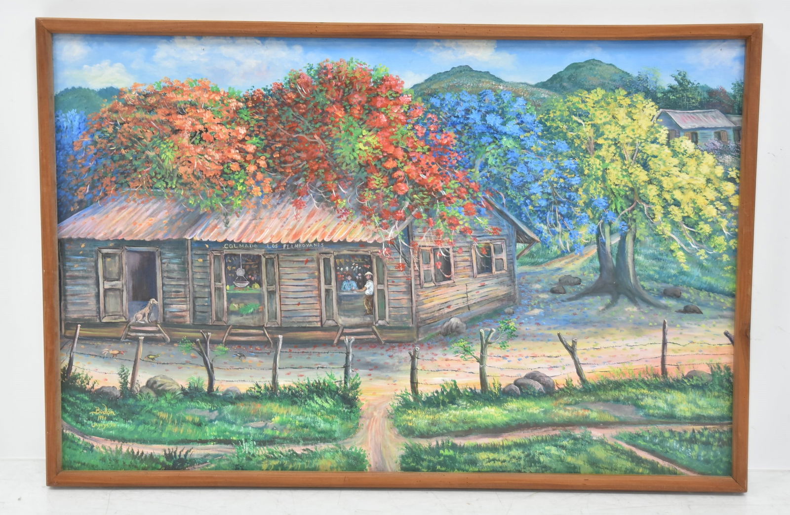 OIL ON CANVAS PUERTO RICO STORE FRONT (1 of 14)