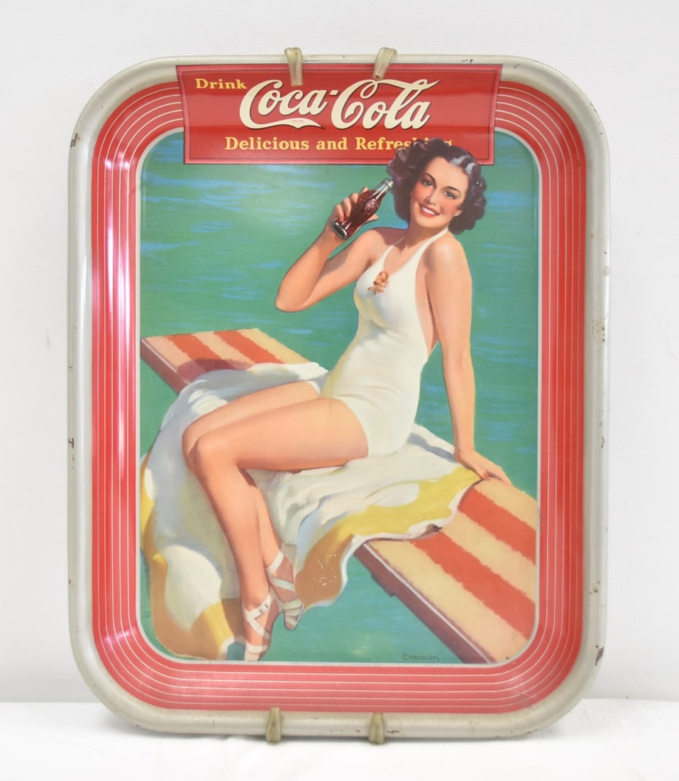 ORIGINAL 1939 COCA-COLA SERVING TRAY (1 of 11)