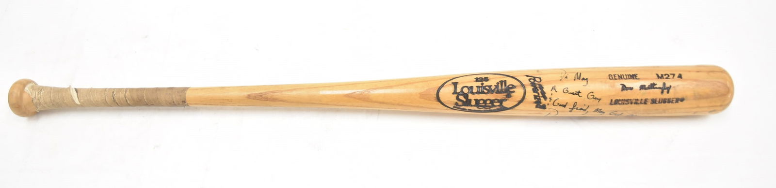SIGNED DON MATTINGLY GAME USED BAT (1 of 15)