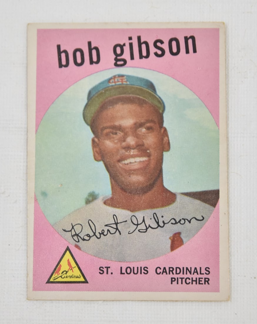 1959 TOPPS BOB GIBSON ROOKIE CARD (1 of 7)