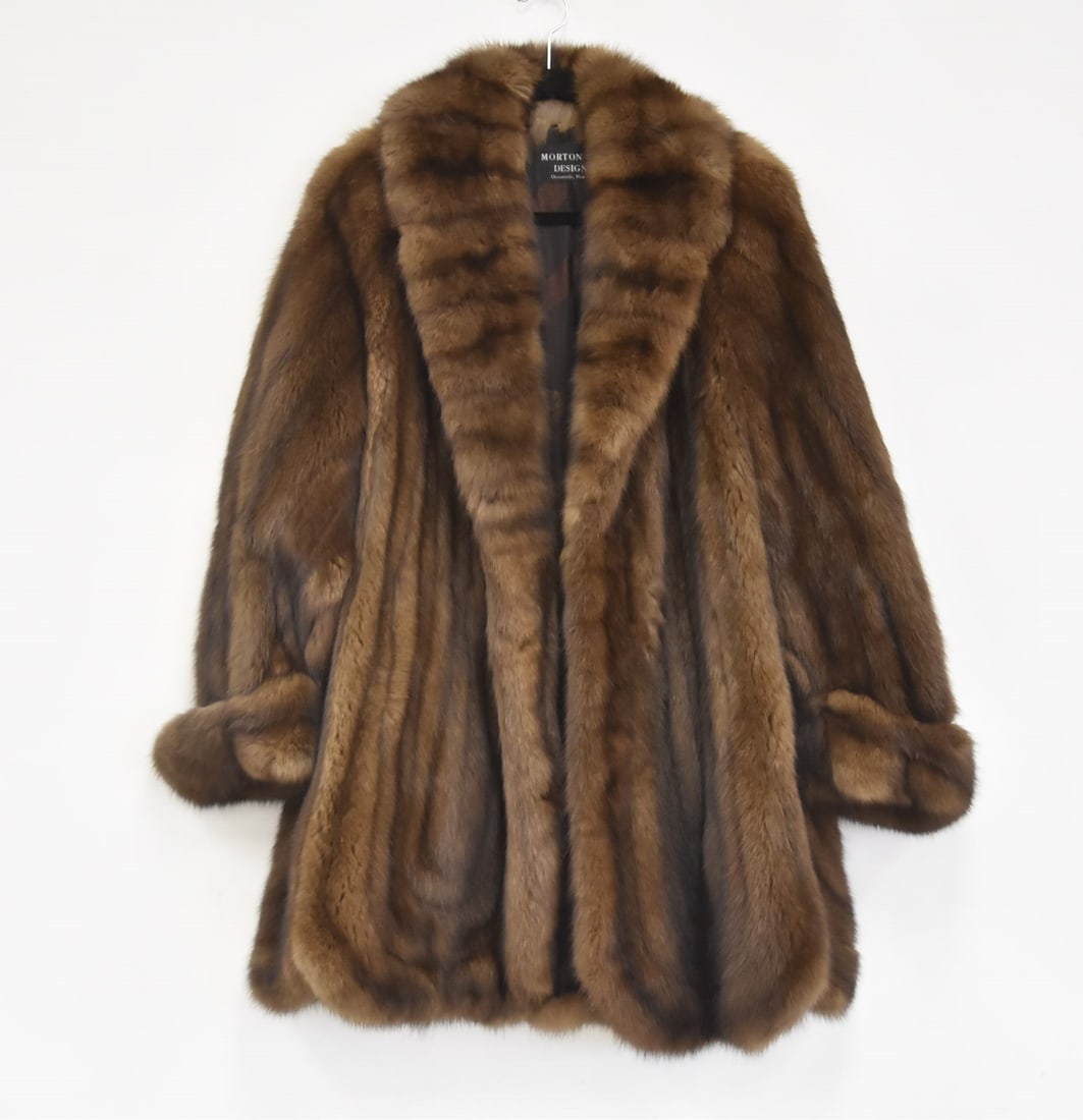 MORTON FURS BROWN MINK COAT (1 of 11)