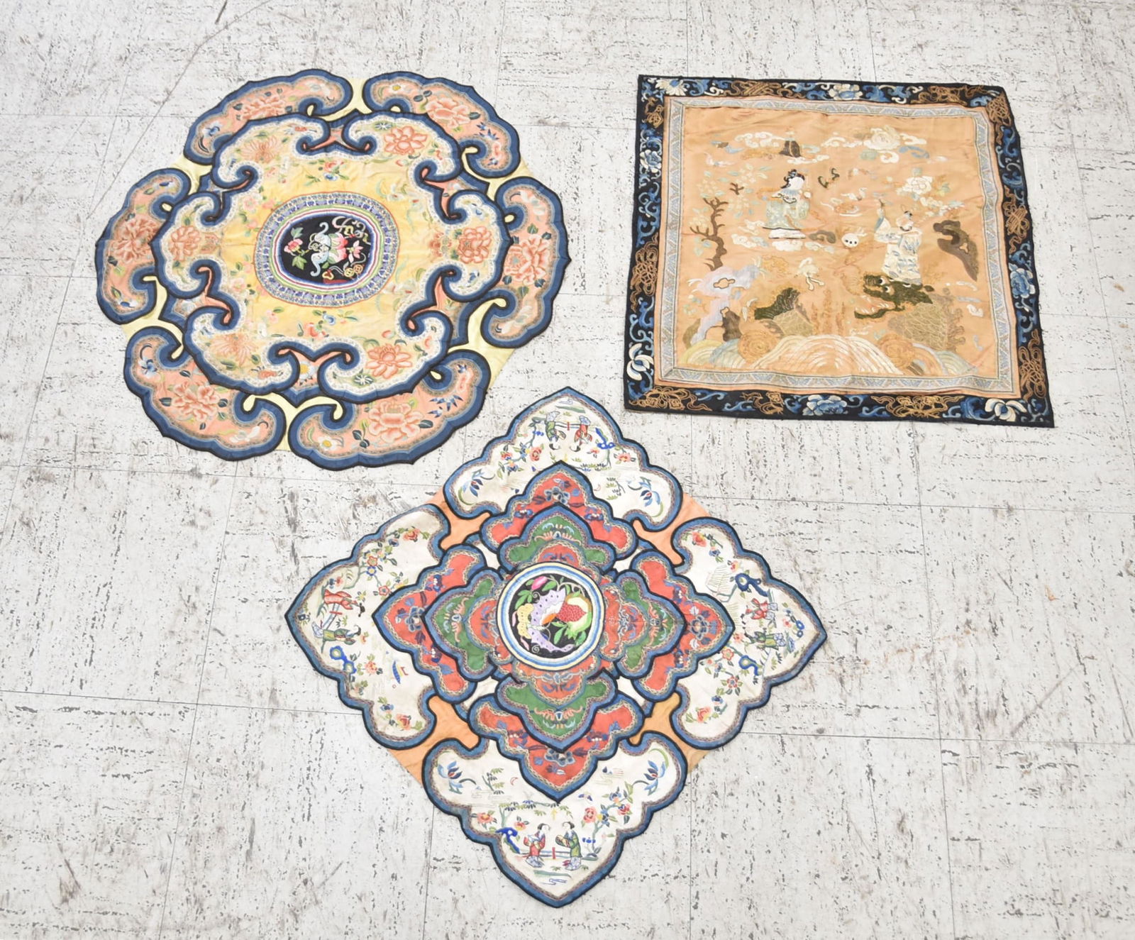 (3) ANTIQUE CHINESE EMBROIDERY (1 of 16)