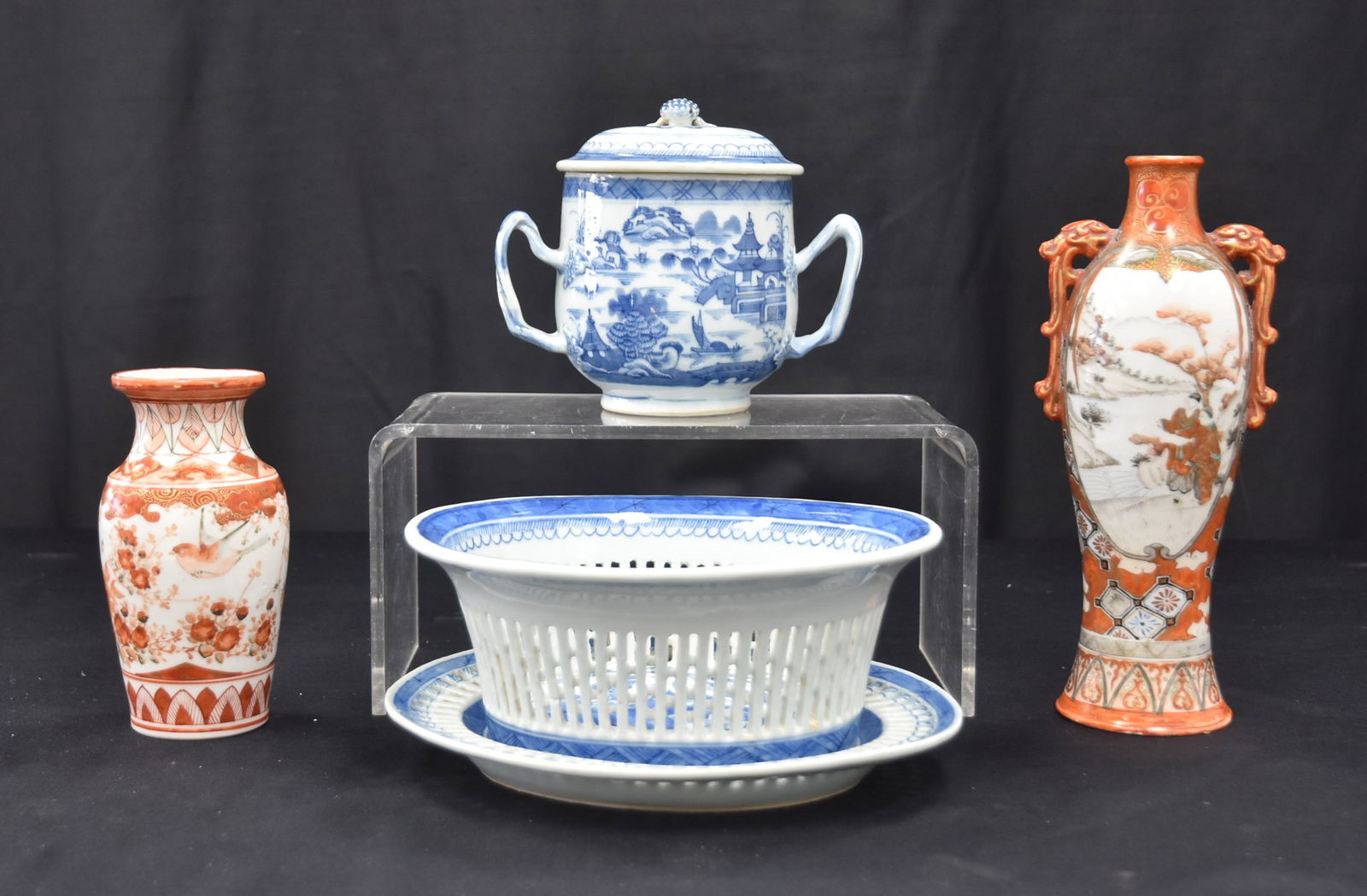 ASIAN PORCELAIN GROUPING (1 of 16)