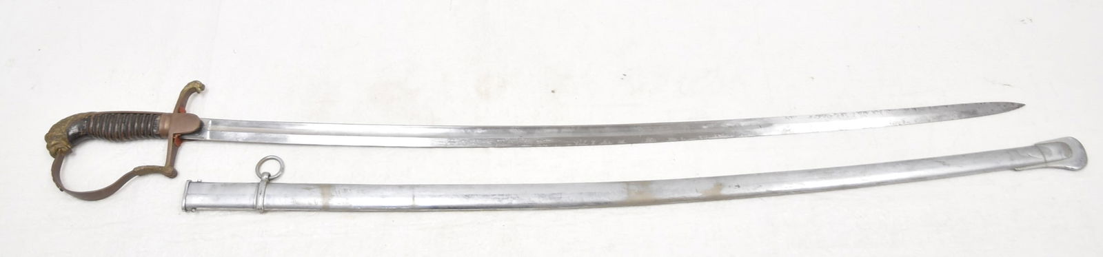 YZERHOUWER LION HEAD SABER WITH SHEATH (1 of 11)