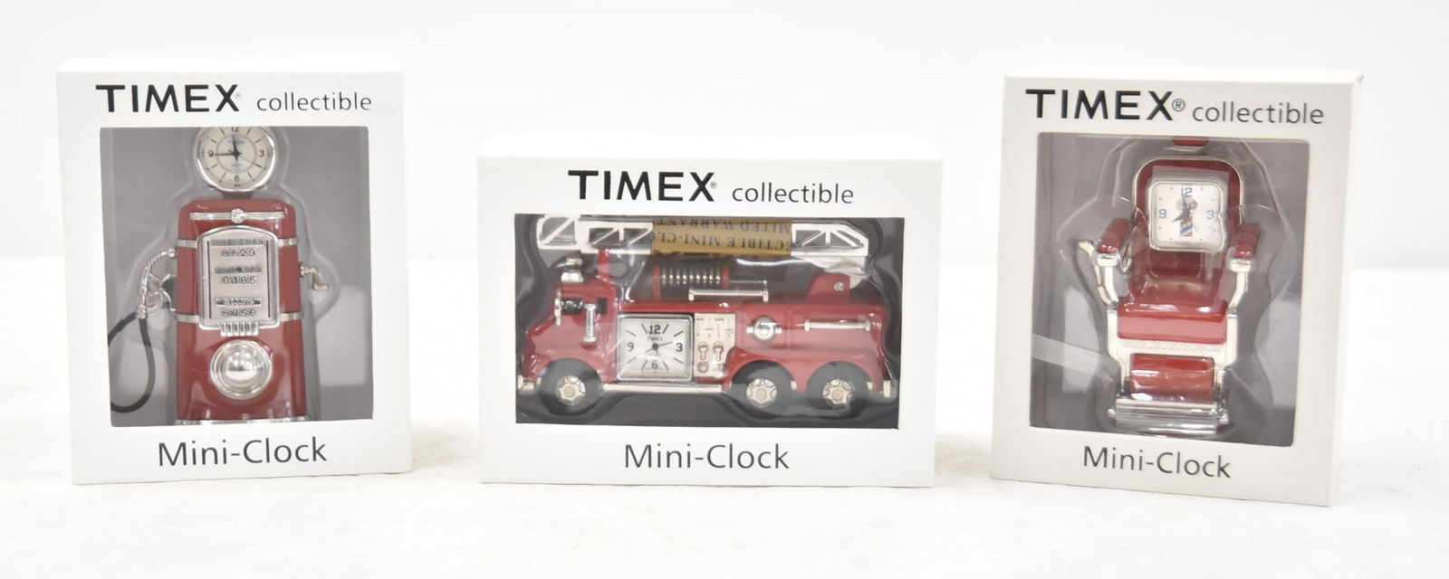 (3) TIMEX MINIATURE COLLECTIBLE CLOCKS (1 of 11)