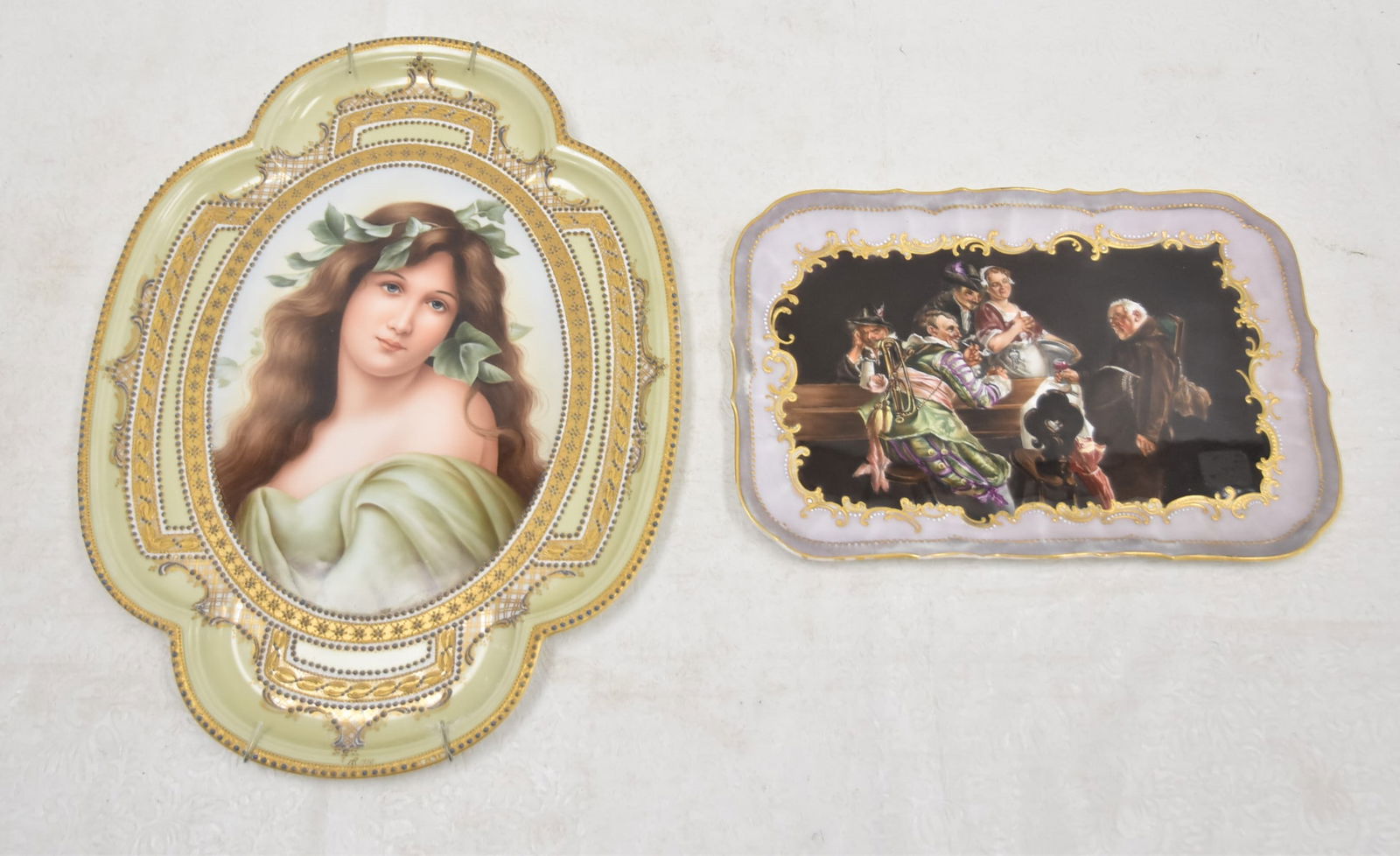 (2) LIMOGES PORCELAIN TRAYS (1 of 14)