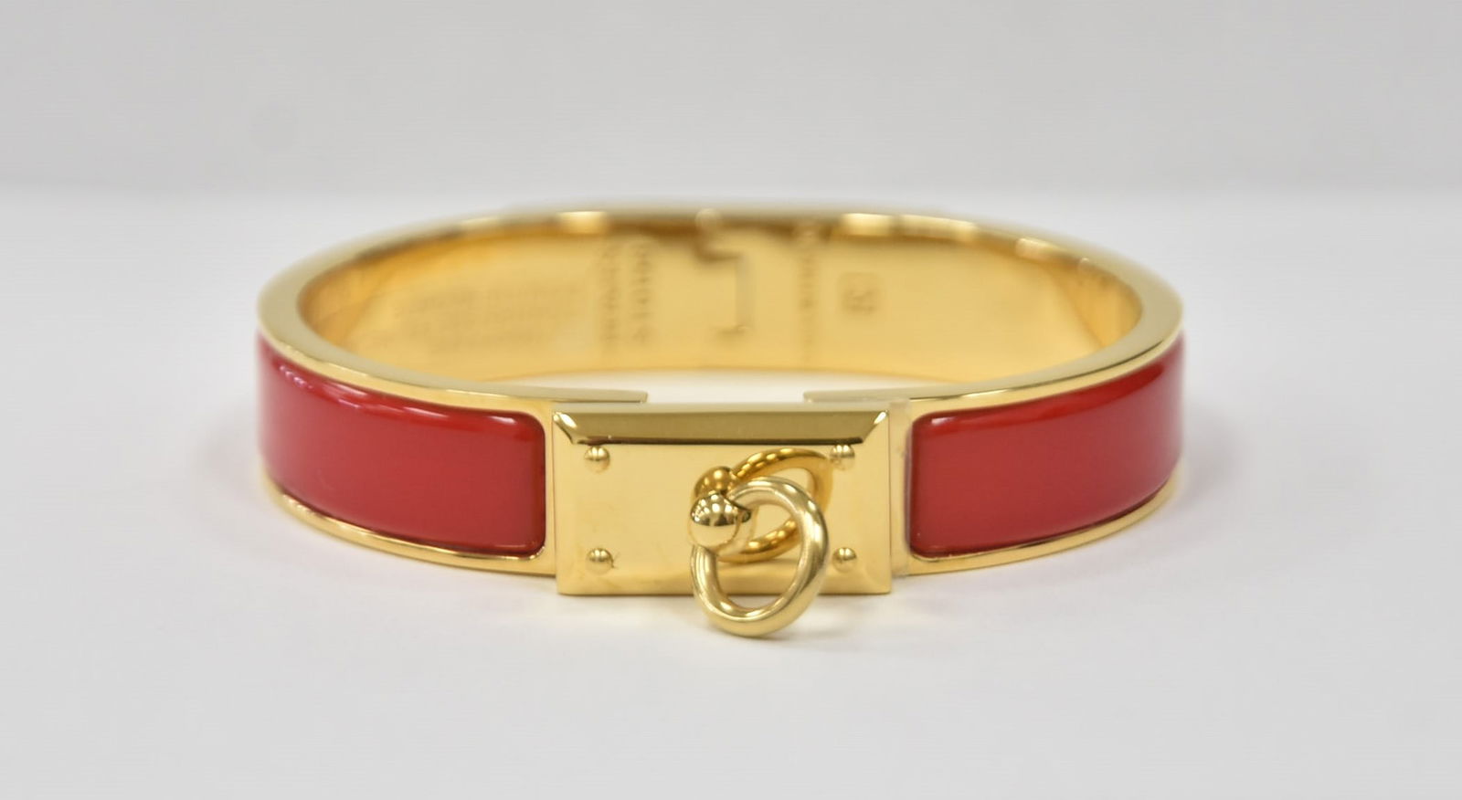 HERMES ENAMEL BANGLE BRACELET (1 of 17)