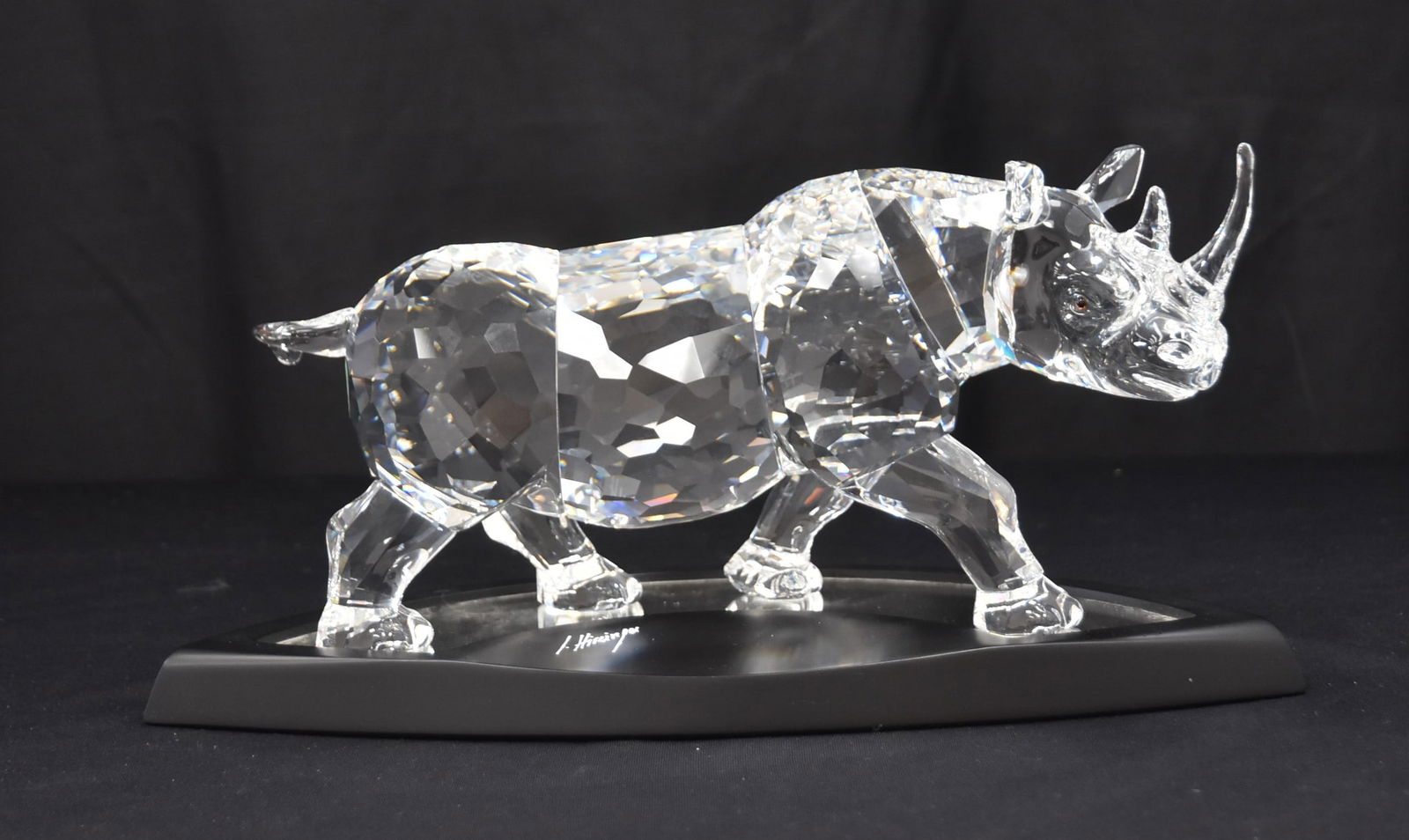LARGE SWAROVSKI CRYSTAL RHINO (1 of 14)