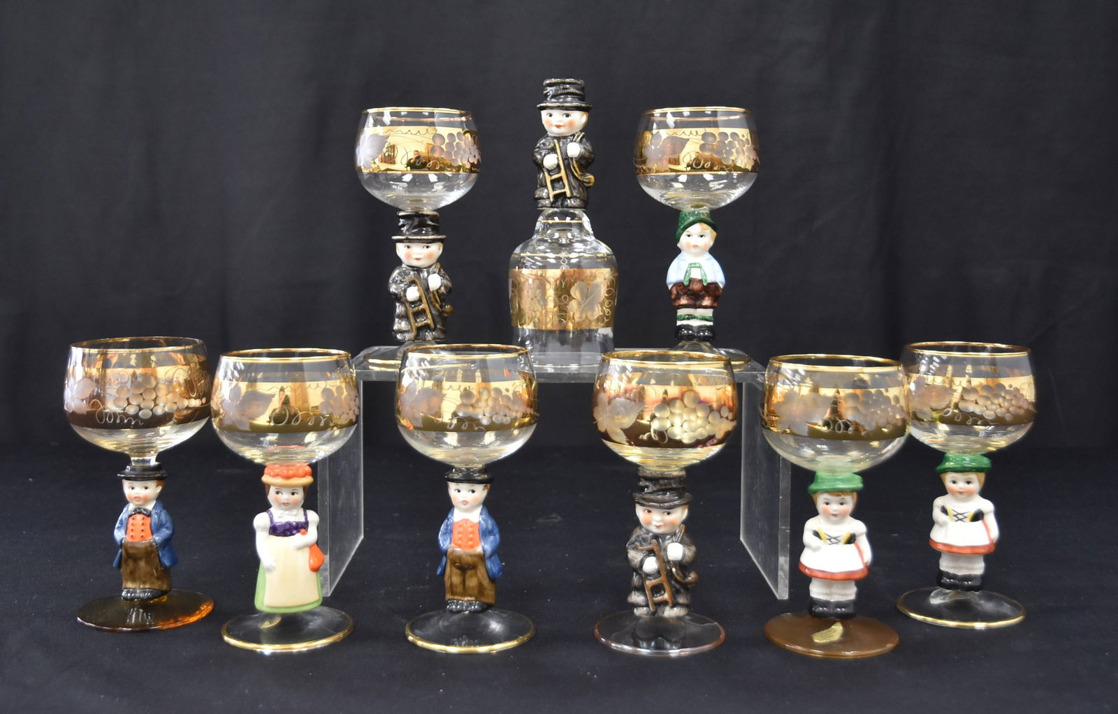 (8) VINTAGE GOEBEL STEMWARE GLASSES (1 of 14)