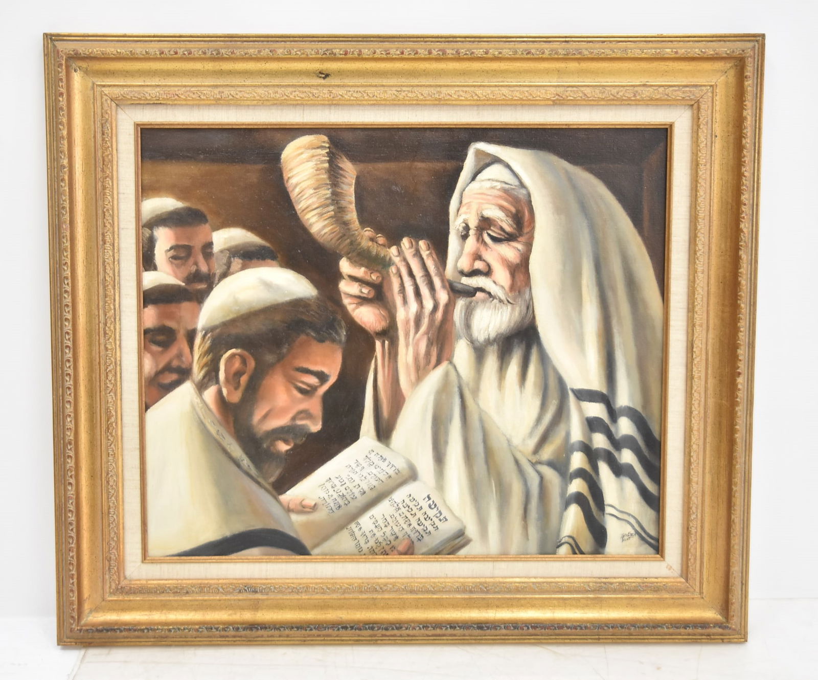 GRETCHEN TEN EYCK HUNT , JUDAICA OIL ON CANVAS (1 of 11)