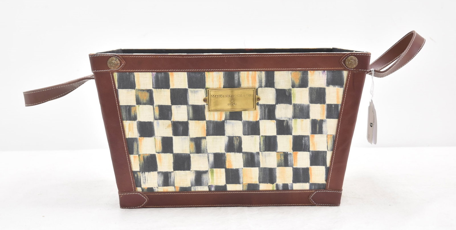 MACKENZIE-CHILDS COURTLY CHECKER BASKET (1 of 14)