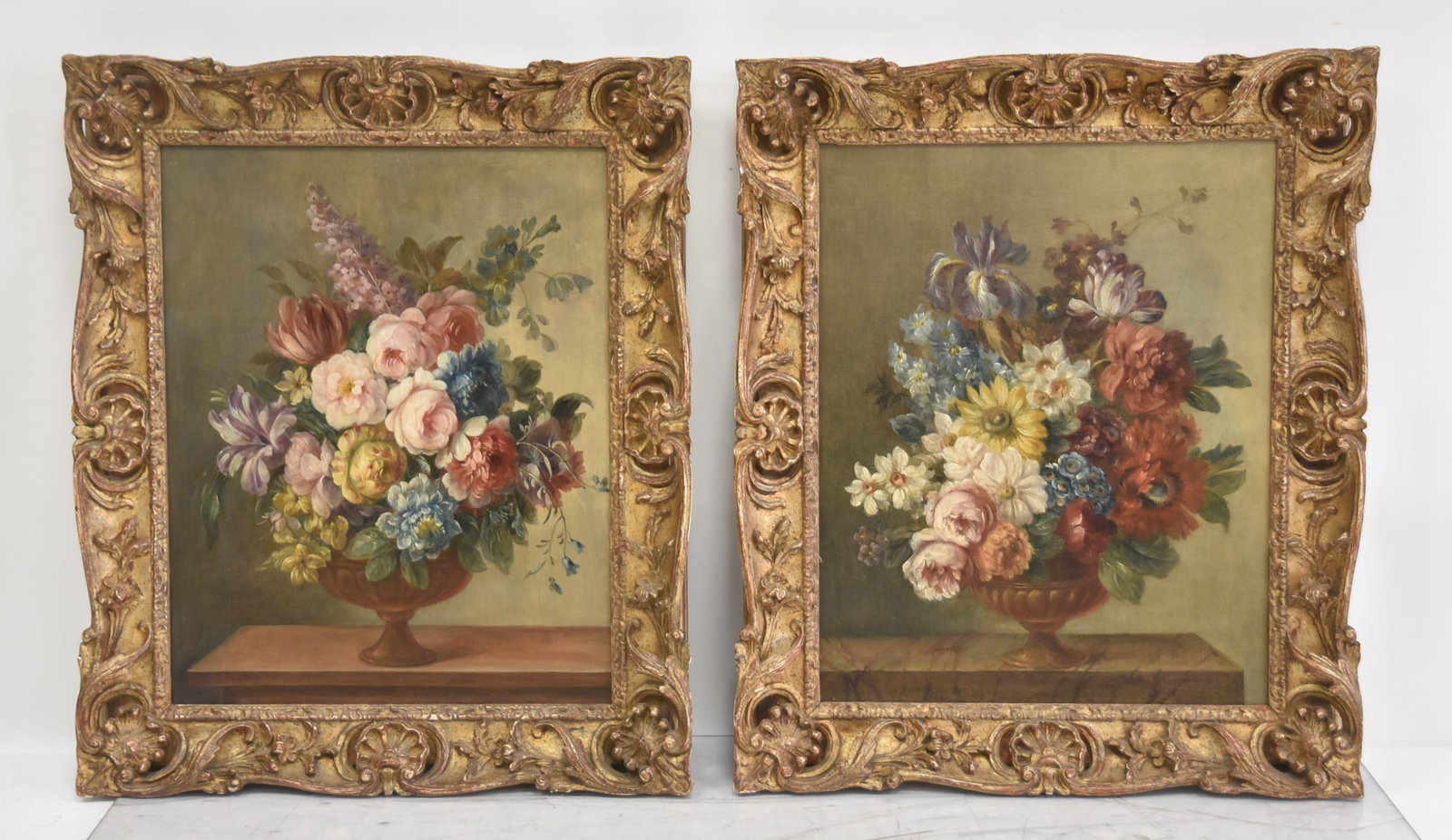 (Pr) FLEMISH SCHOOL OIL ON CANVAS FLOWER STUDY (1 of 20)