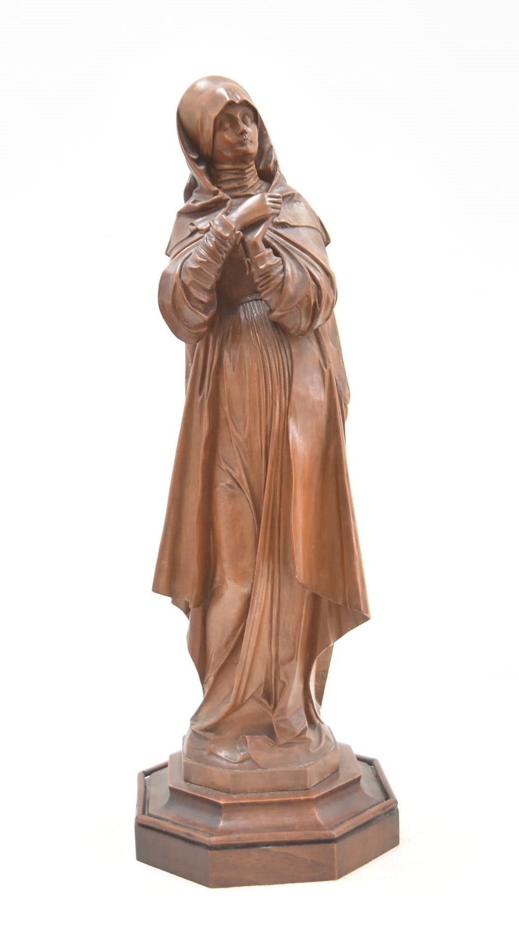 BLACK FOREST KARL STORR RELIGOUS NUN CARVING (1 of 11)