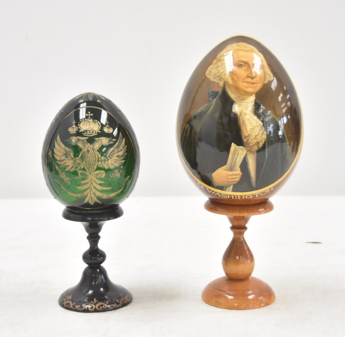 (2) RUSSIAN EGG ON STANDS (1 of 11)
