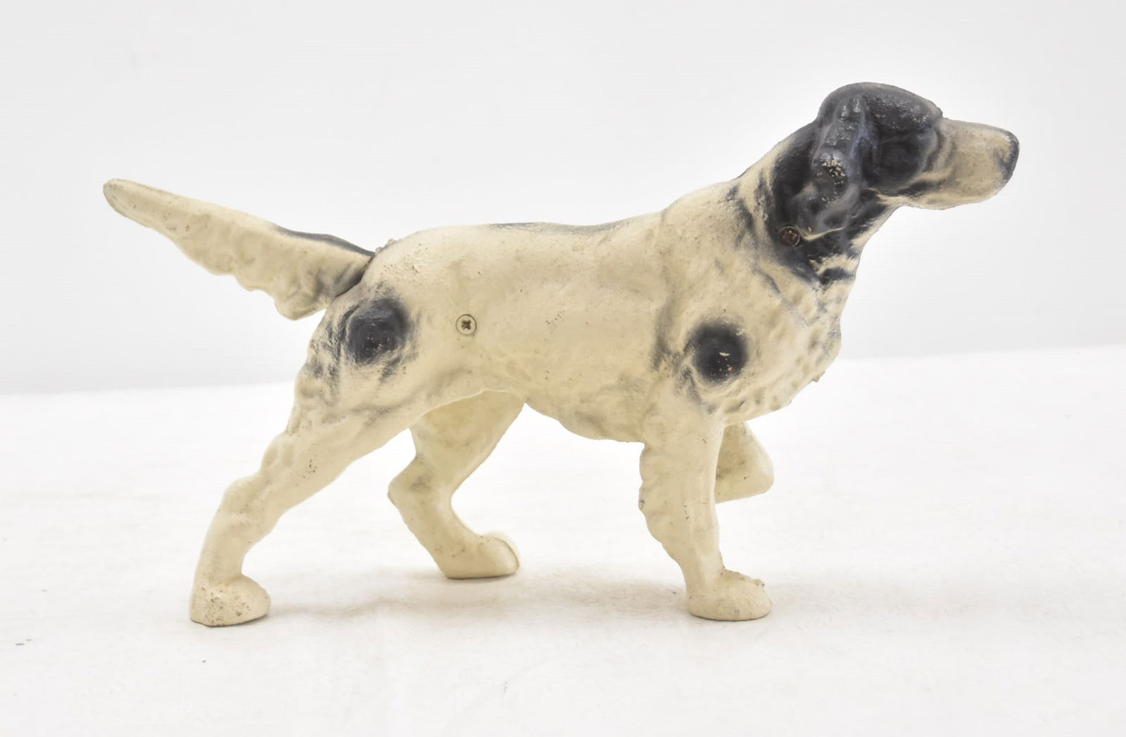 CONTEMPORARY ENGLISH SETTER IRON DOG DOORSTOP (1 of 9)