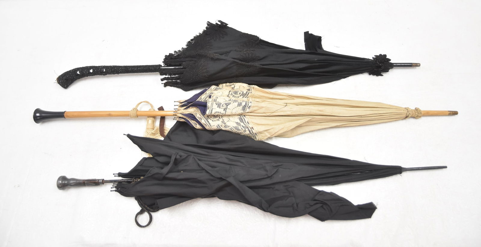 (3) ANTIQUE PARASOL UMBRELLA'S (1 of 14)
