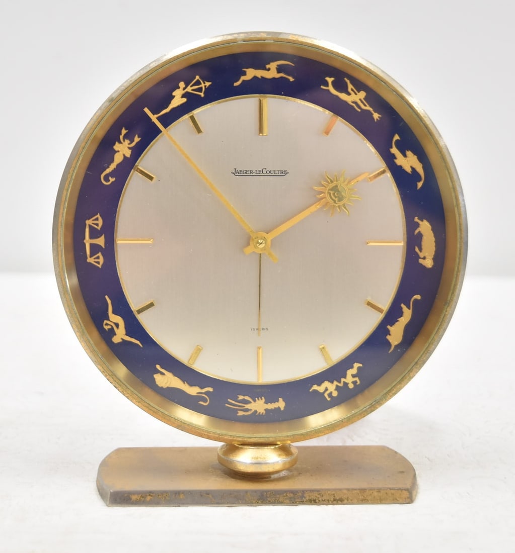 JAEGER Le COULTRE ZODAIC DESK CLOCK (1 of 7)