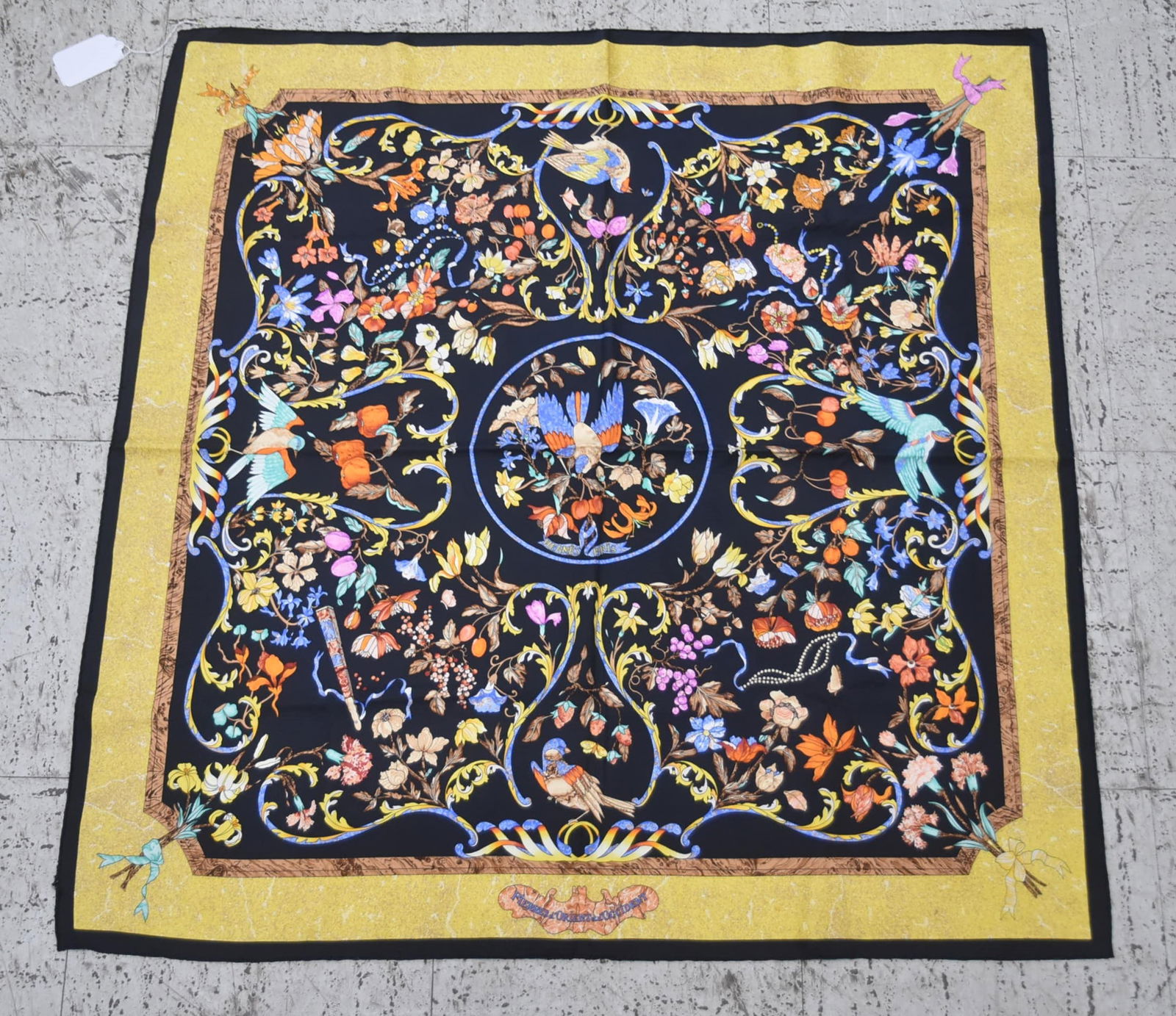 HERMES " d'ORIENT ET d' OCCIDENT" SILK SCARF (1 of 16)