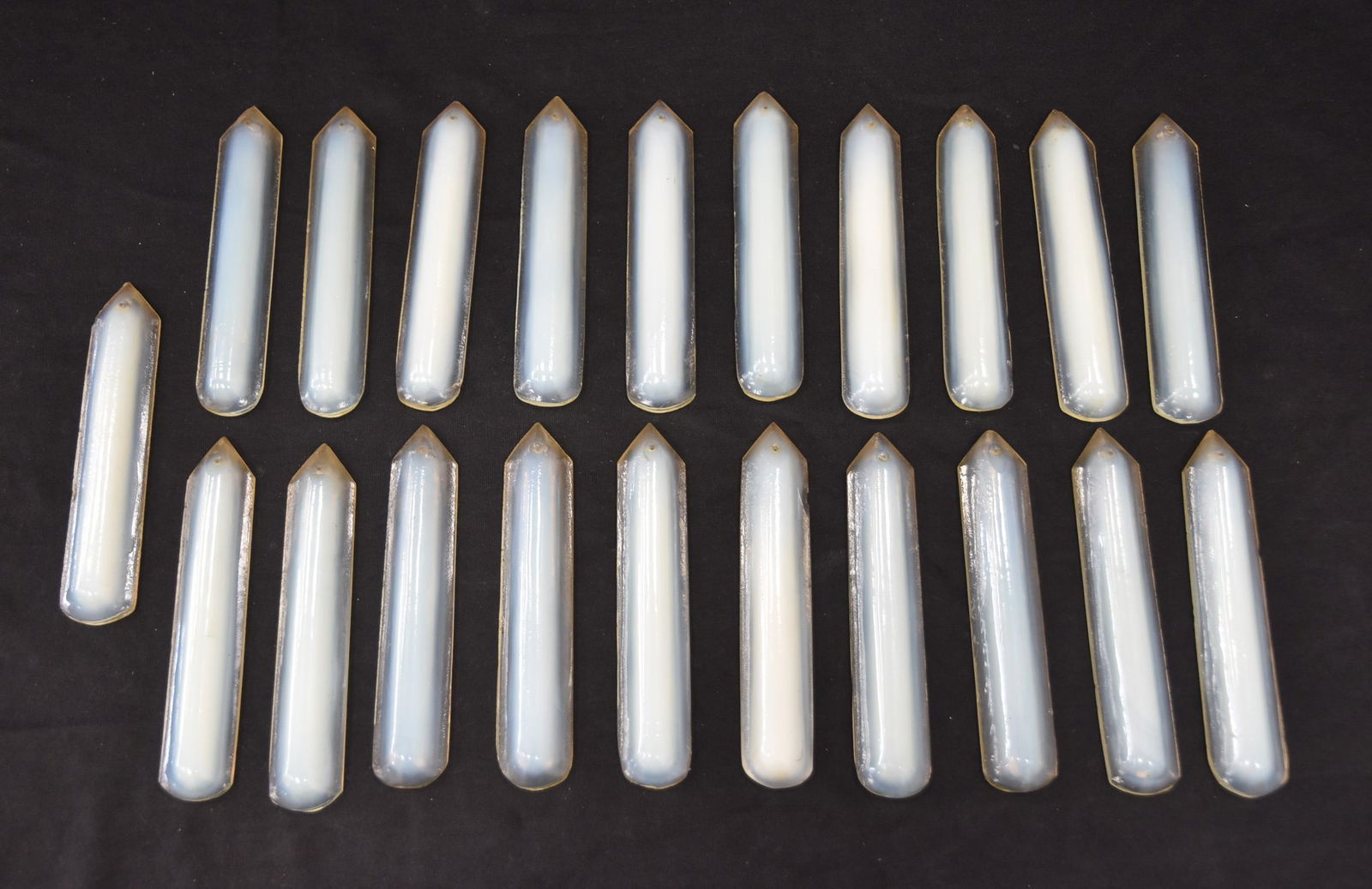 (20) TIFFANY STUDIOS ? OPALESCENT PRISMS (1 of 6)