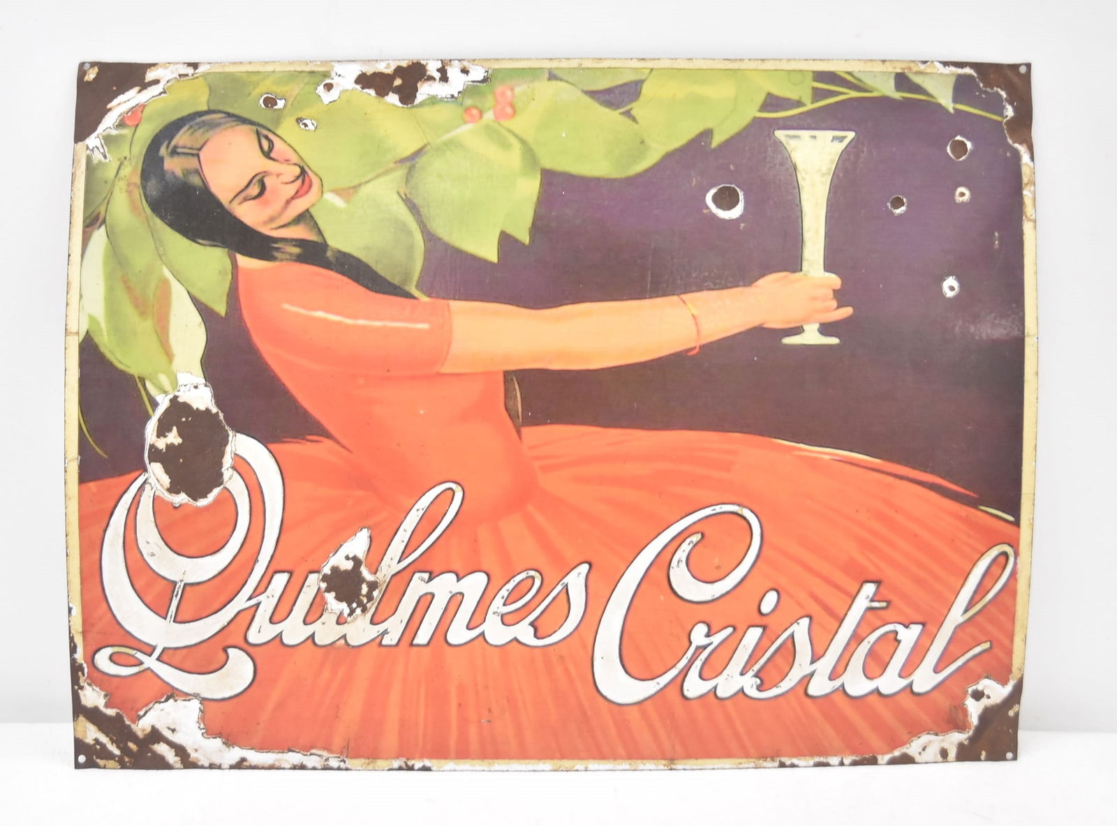 VINTAGE QULIMES BEER ADVERTISEMENT (1 of 8)