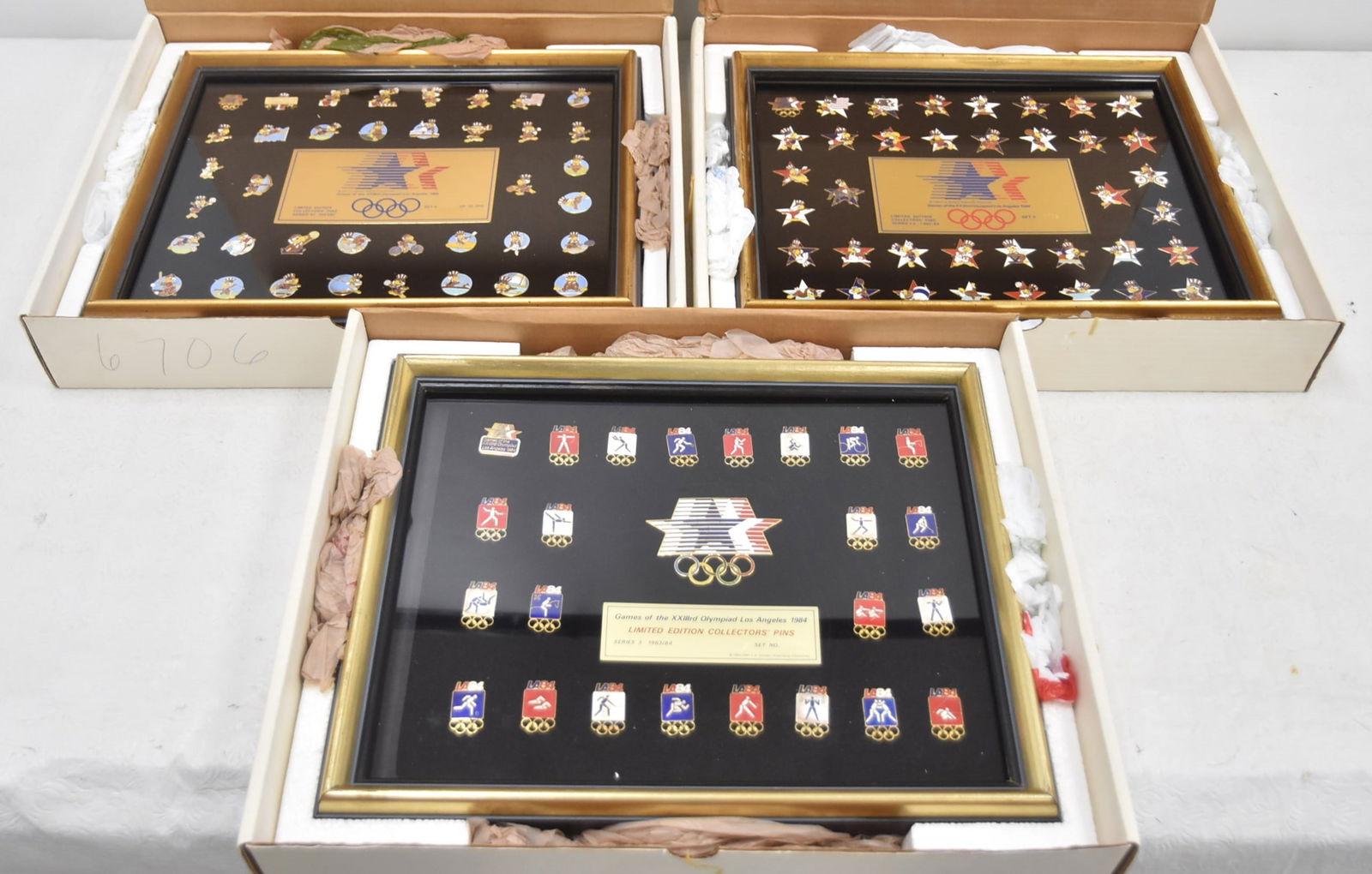 (3) LIMITED EDITION LA OLYMPIC PIN SETS (1 of 16)