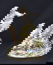 LARGE MEISSEN PORCELAIN CAPTURE OF THE TRITONS