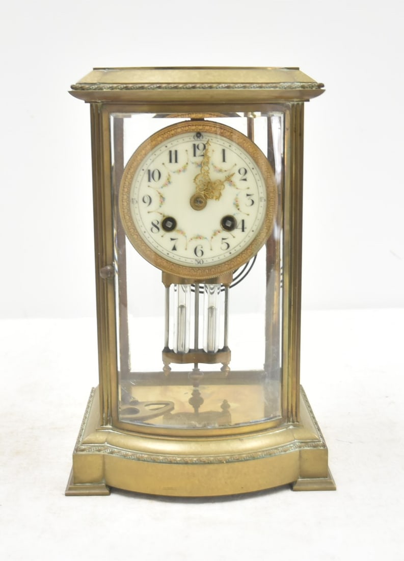 FRENCH BRONZE & CRYSTAL REGULATOR (1 of 8)