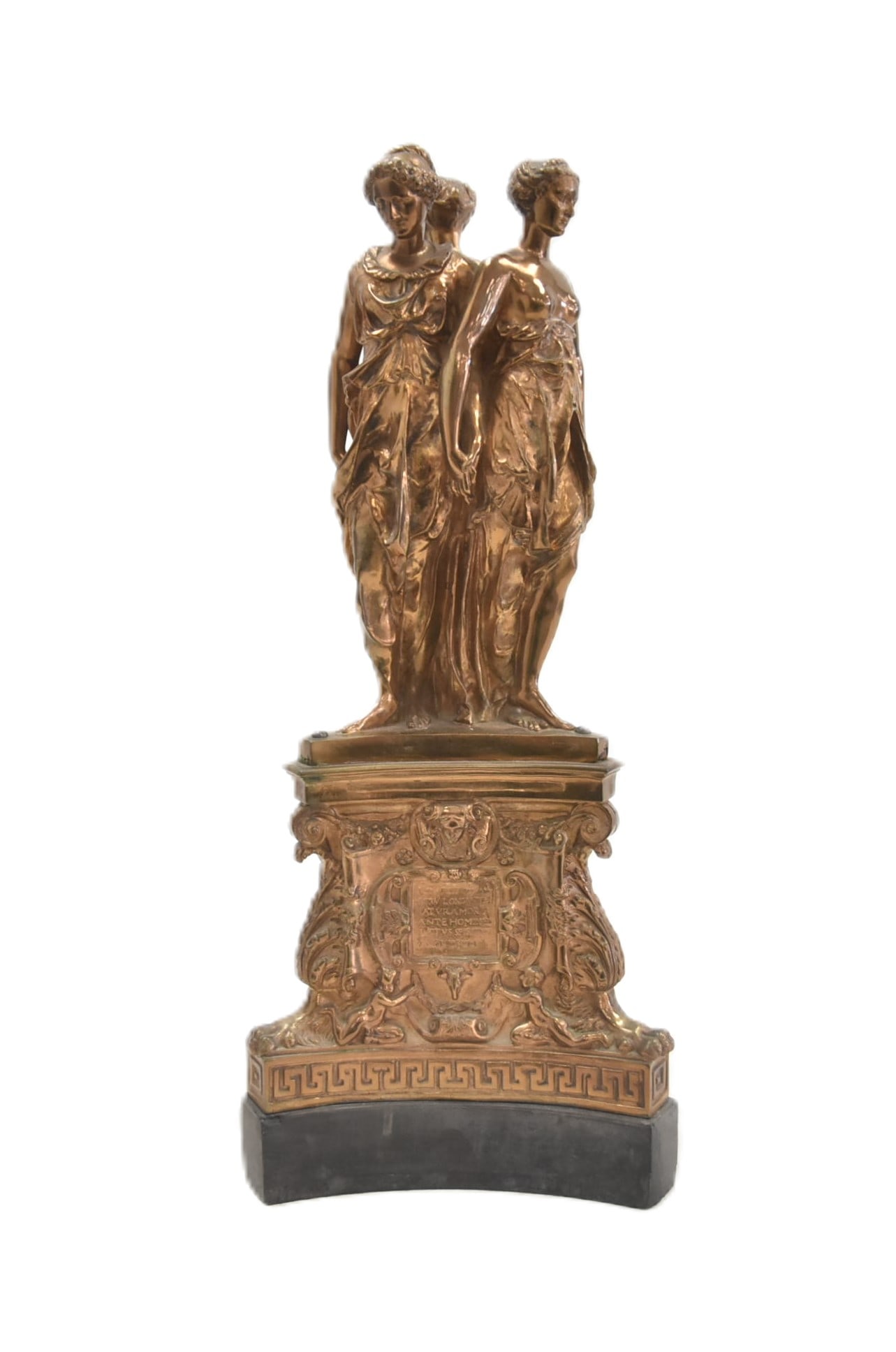 AFTER GERMAIN PILON , BRONZE "THREE GRACES" (1 of 9)