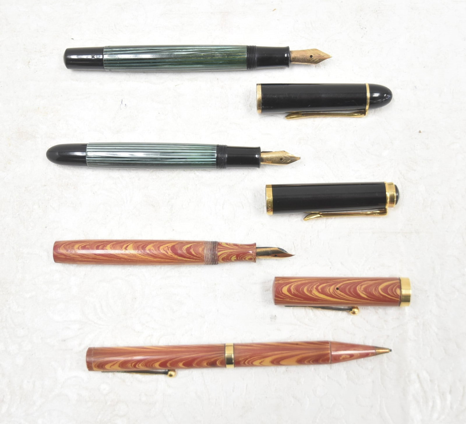 (4) ASSORTED FOUNTAIN & BALL POINT PENS (1 of 13)