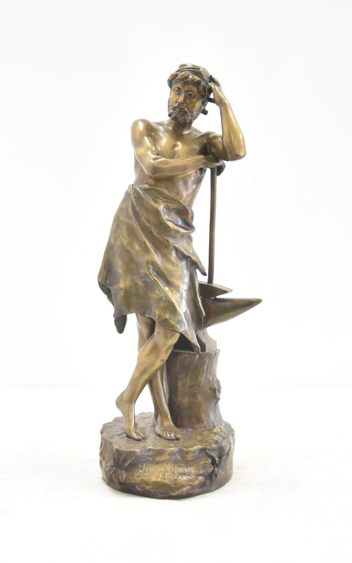 JOSEPH BERTHOZ , BRONZE BLACKSMITH SCULPTURE (1 of 16)