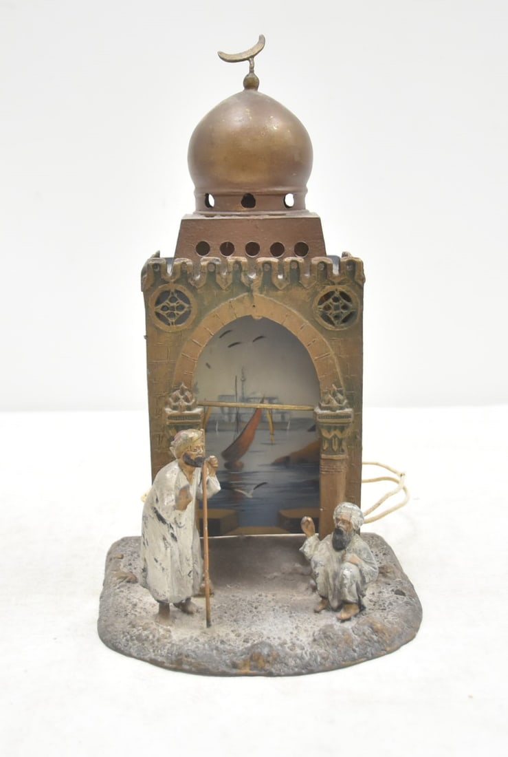 CORONA COLD PAINTED AUSTRIAN TENT LAMP (1 of 9)