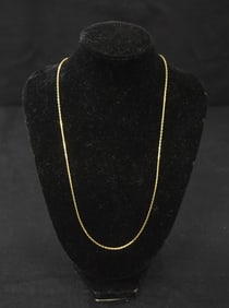 18kt GOLD CHAIN - 2.6grams ; 17" LONG