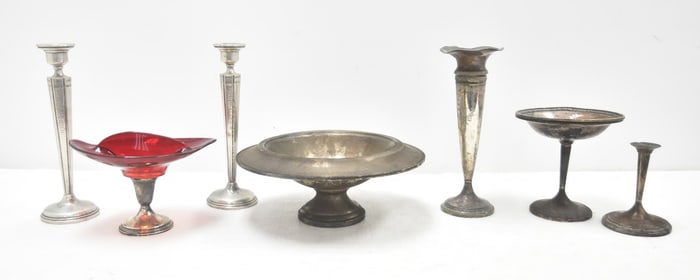 (7) WEIGHTED STERLING SILVER PIECES