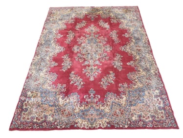9' x 12' KERMAN CARPET , SIGNED