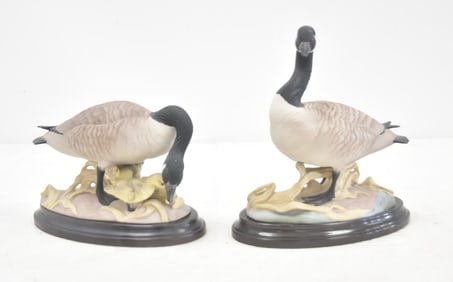 (Pr) BOEHM PORCELAIN CANADIAN GEESE BIRDS