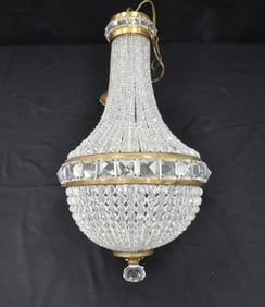 CRYSTAL BEADED HALLWAY FIXTURE