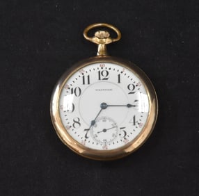 WALTHAM GOLD PLATED POCKETWATCH