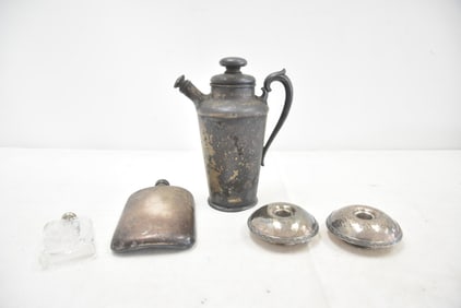 SILVER PLATE GROUPING