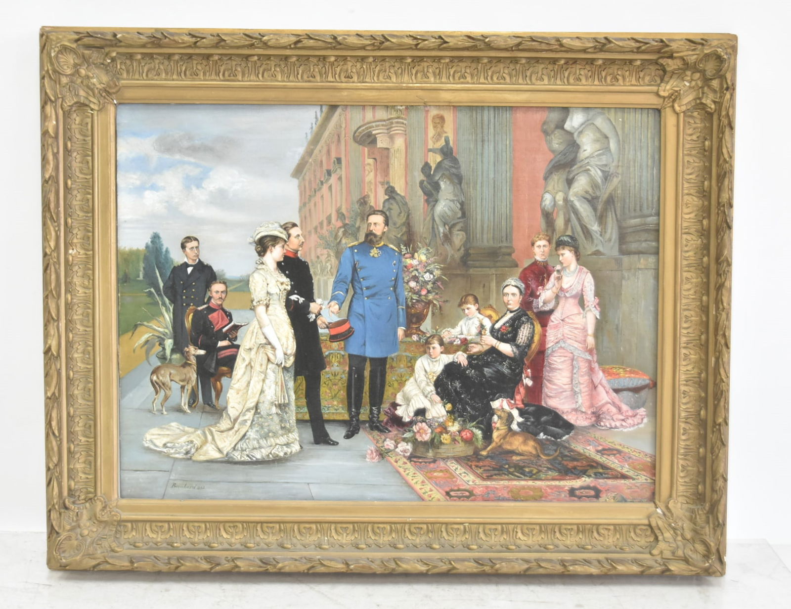 OIL ON CANVAS IMPERIAL GERMAN ROYAL FAMILY (1 of 13)