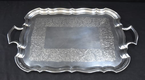 LARGE GORHAM STERLING SILVER SERVING TRAY
