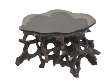 ANTIQUE CARVED ROOTWOOD TABLE